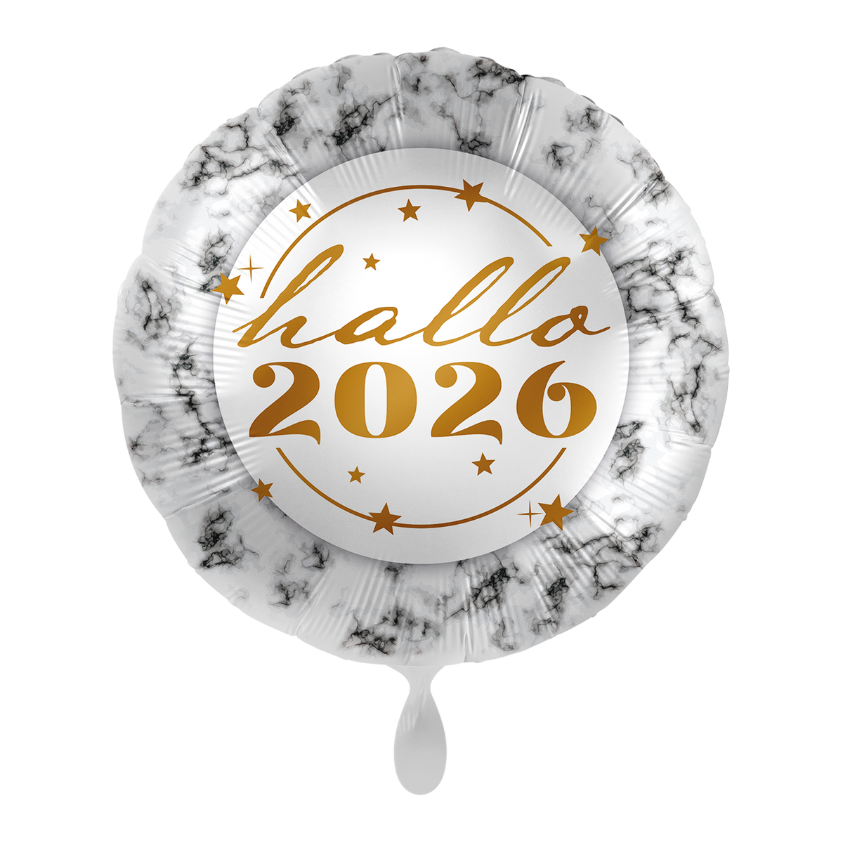 1 Balloon - Hello 2026 Marble - GER