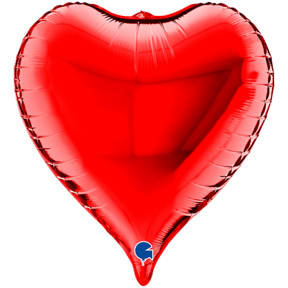 1 Balloon XL 3D - Heart - Red