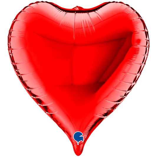 1 Balloon XL 3D - Heart - Red