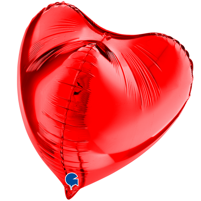 1 Balloon XL 3D - Heart - Red