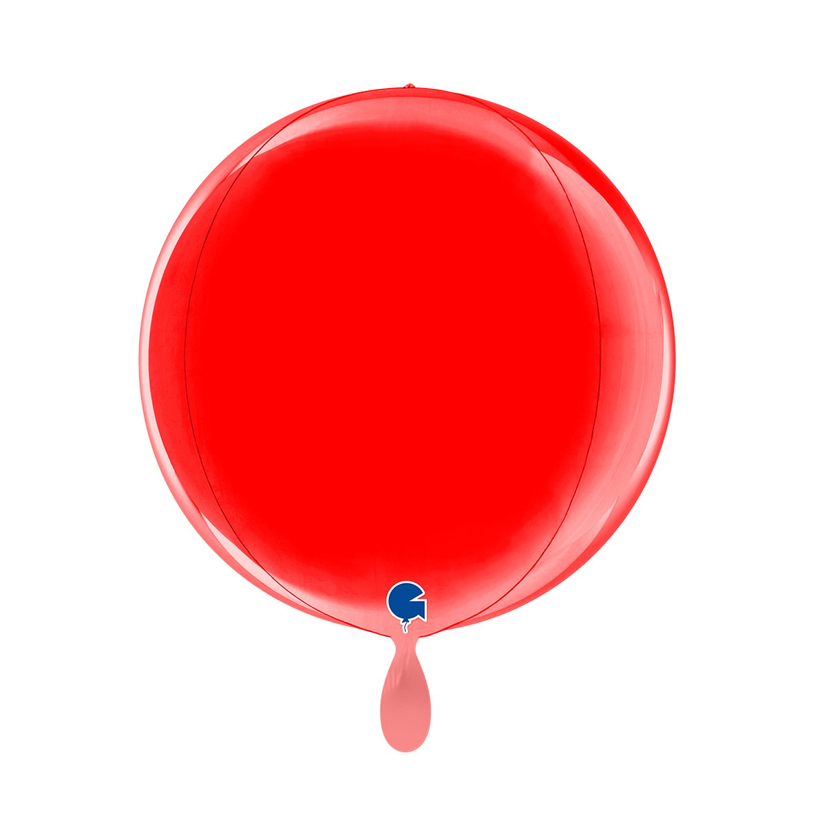 1 Balloon 4D - Globe - Red