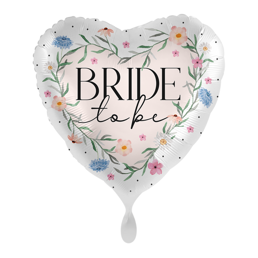 1 Balloon - Floral Bride To Be - ENG