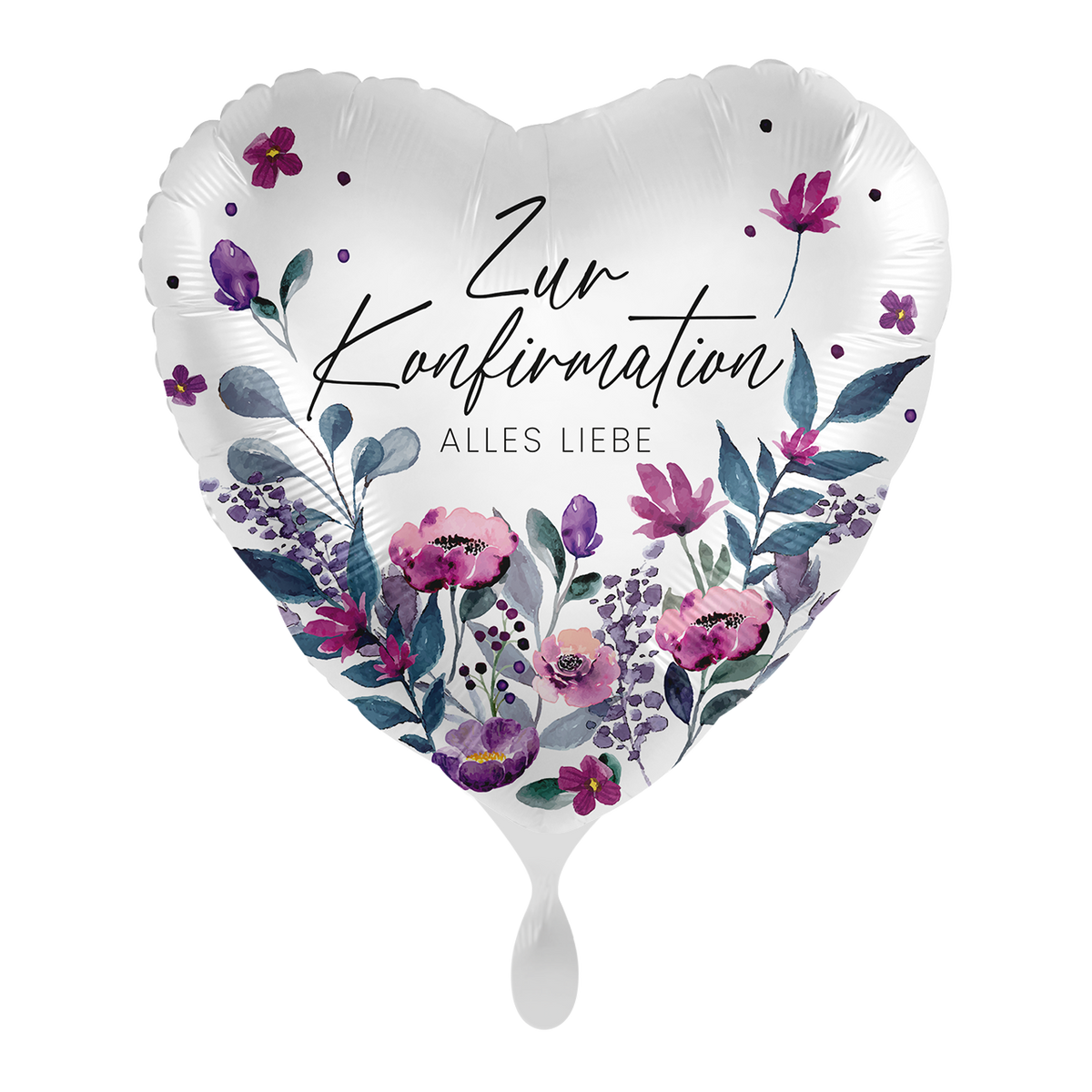 1 Balloon - Flowery Confirmation  - GER