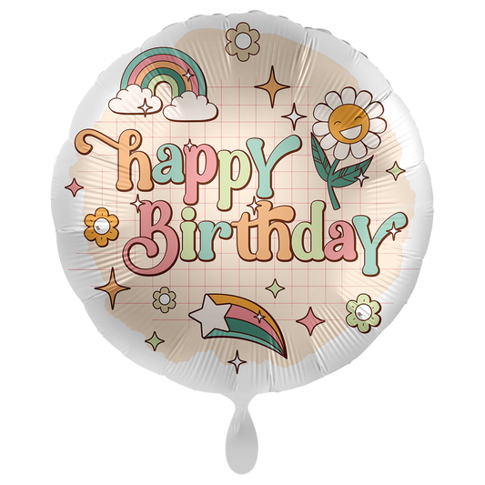 1 Balloon XXL - Groovy Birthday - ENG