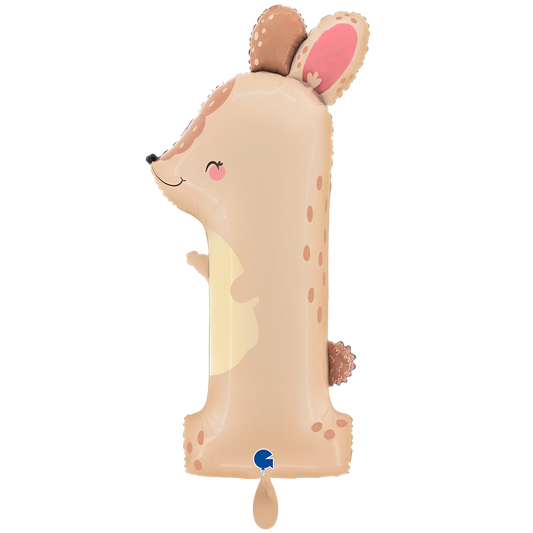 1 Balloon XXL - The Puppyloons - Number 1 Bunny