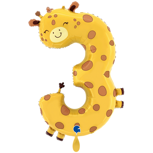 1 Balloon XXL - The Puppyloons - Number 3 Giraffe
