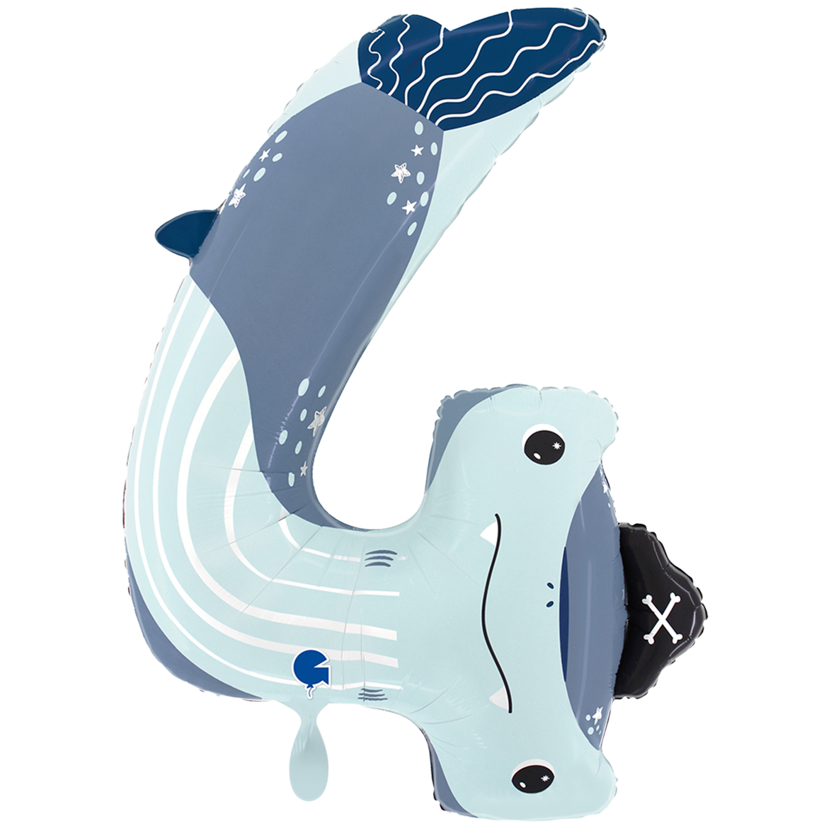 1 Balloon XXL - The Puppyloons - Number 4 Shark