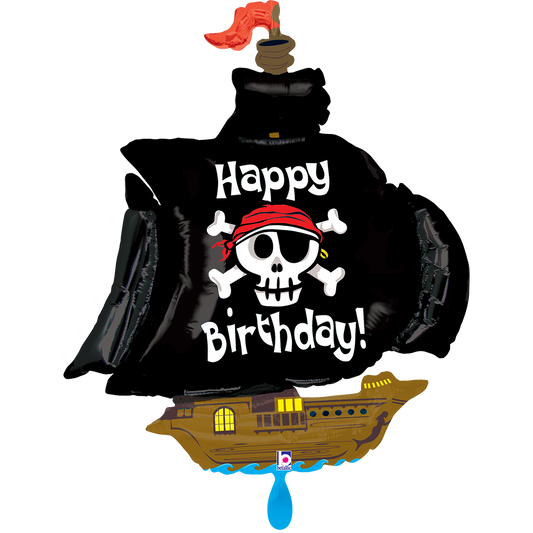 1 Balloon XXL - Pirate Ship Birthday