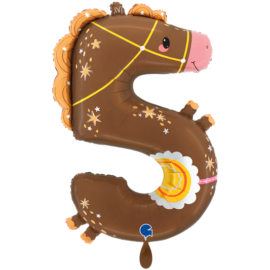1 Balloon XXL - The Puppyloons - Number 5 Horse