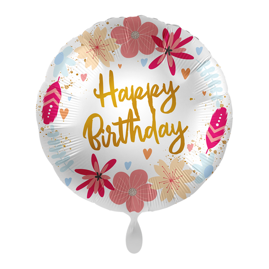 1 Balloon - Celebration Flowers - ENG