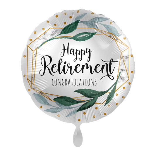 1 Balloon - Retirement Marble - ENG