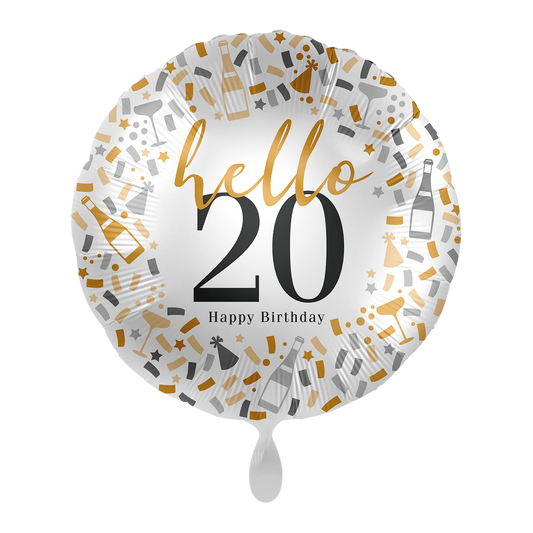 1 Balloon - Hello 20 - ENG