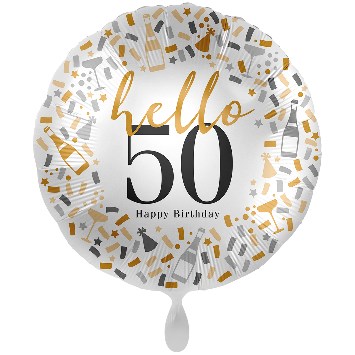 1 Balloon XXL - Hello 50 - ENG