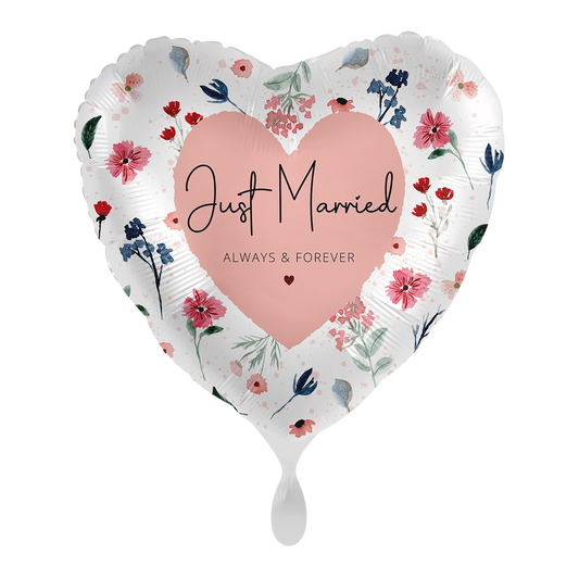 1 Balloon - Just Married Flowers - ENG