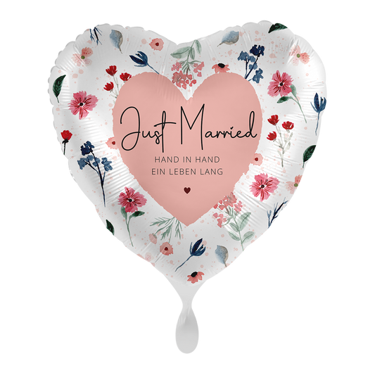 1 Balloon - Just Married Flowers - GER
