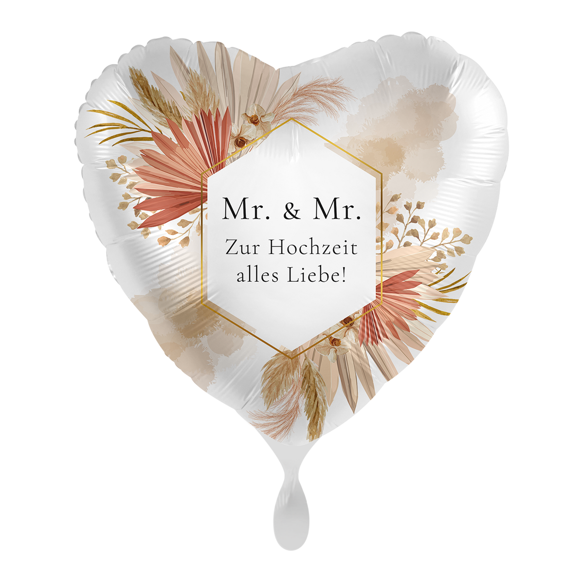 1 Balloon - Bohemian Florals Wedding Mr. & Mr. - GER