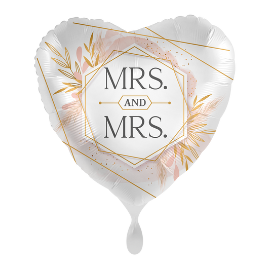 1 Balloon - Mrs. & Mrs. Modern Blush - ENG
