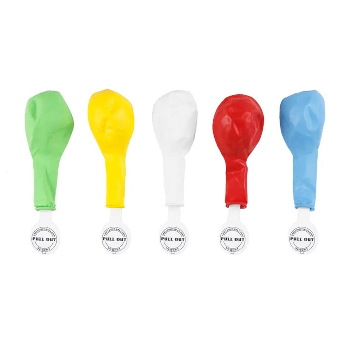 5 LED-Luftballons - Ø 30 cm - Mix