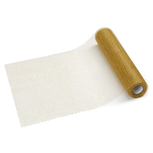 1 Tischdecke - Netzläufer Gold