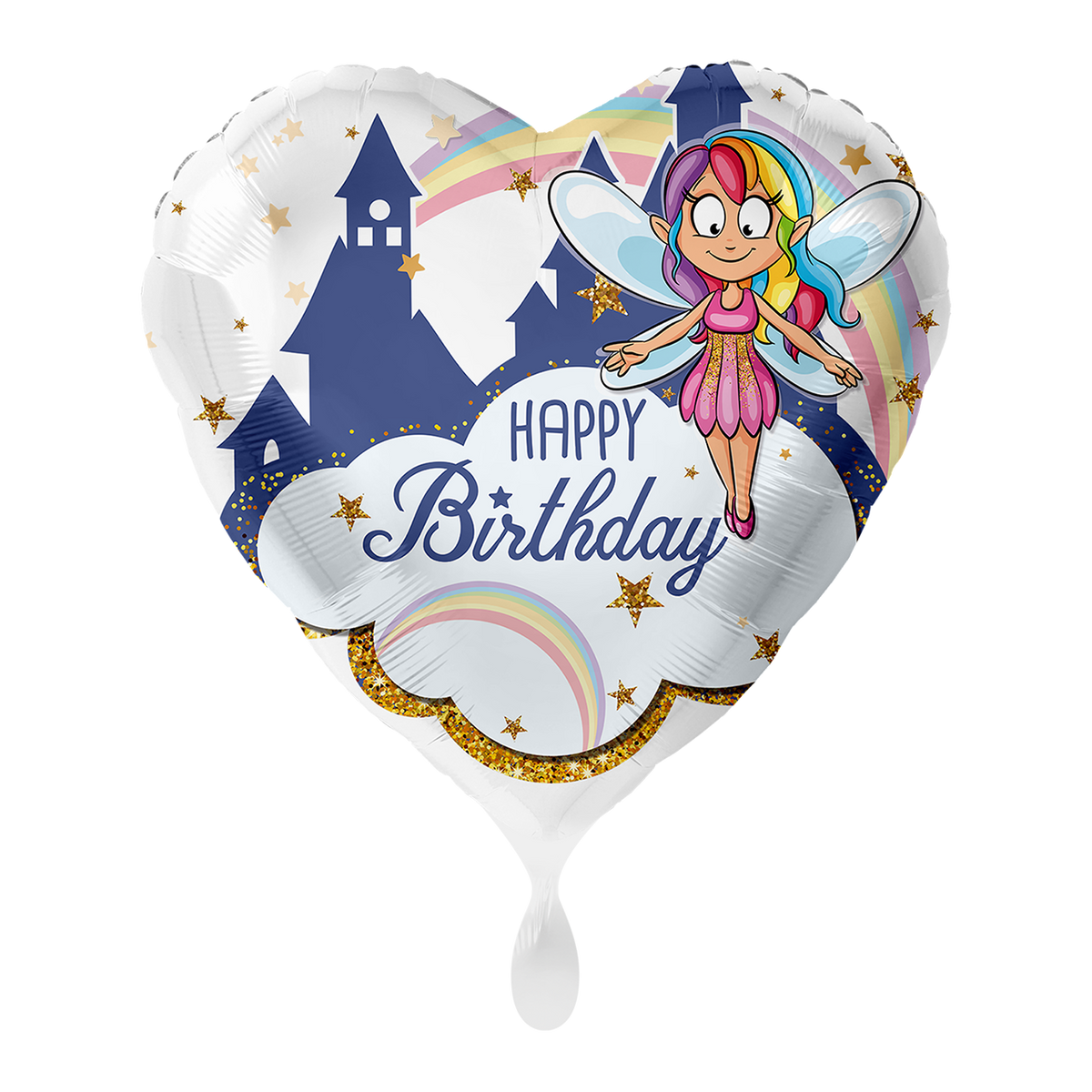 1 Balloon - Fairy Magic Happy Birthday - ENG