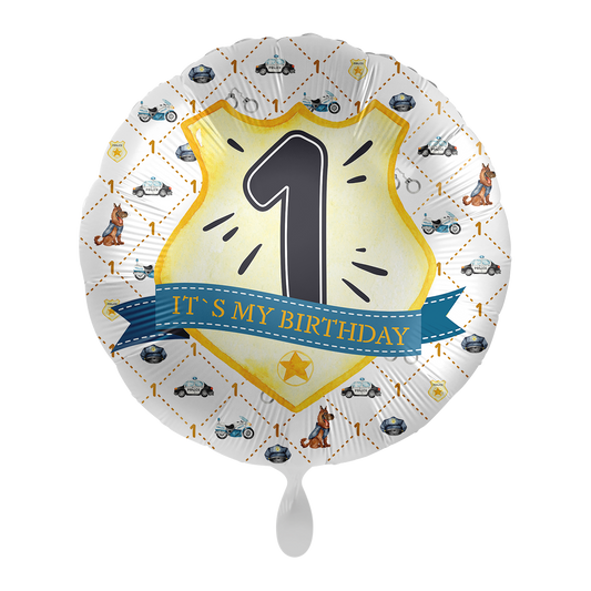 1 Balloon - Police Academy - One