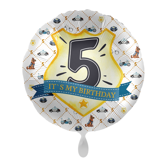 1 Balloon - Police Academy - Five