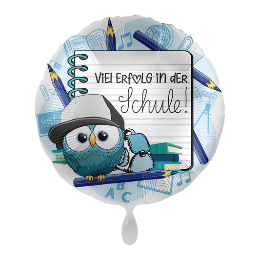 1 Ballon - Viel Erfolg in der Schule Junge