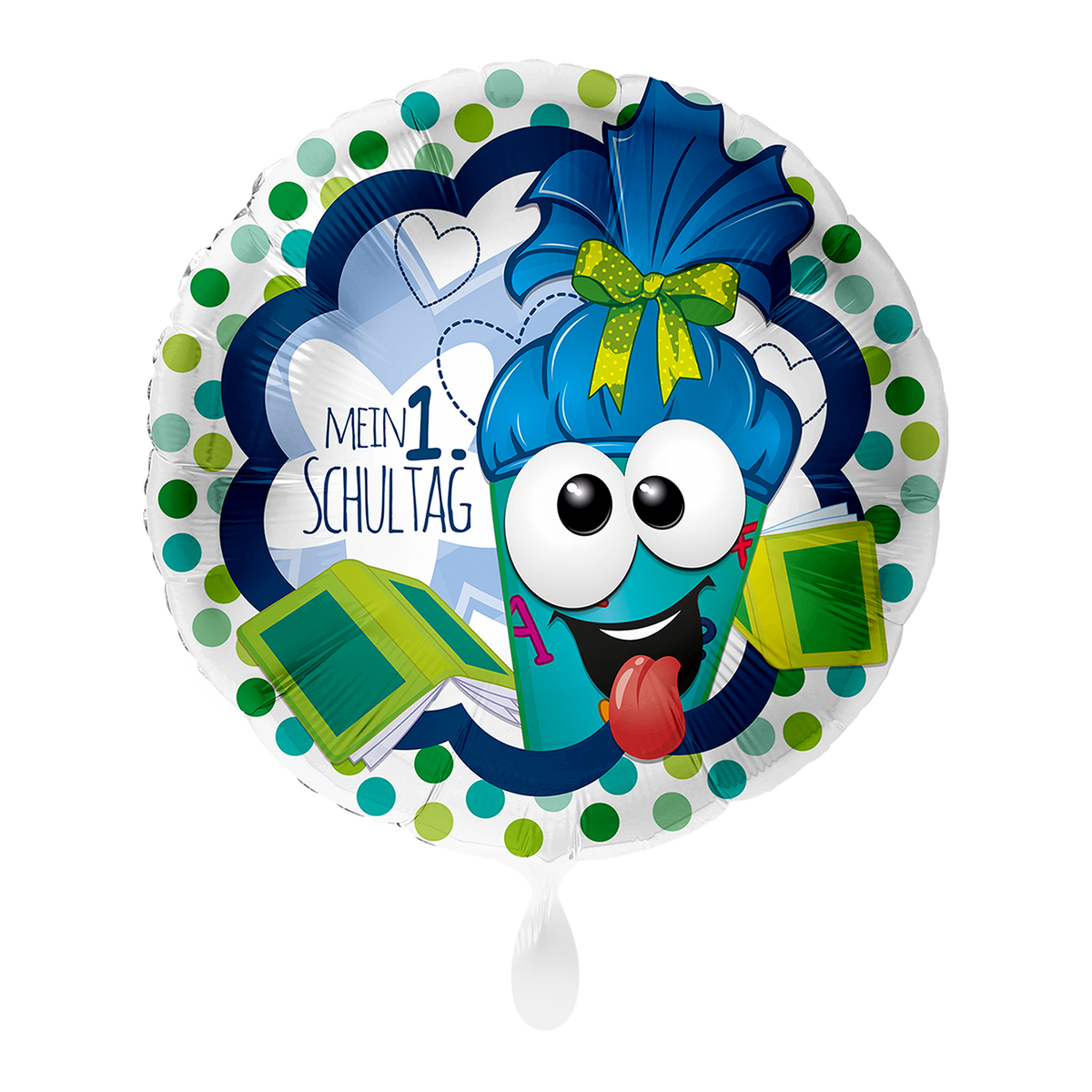 1 Ballon - Mein 1. Schultag Blau