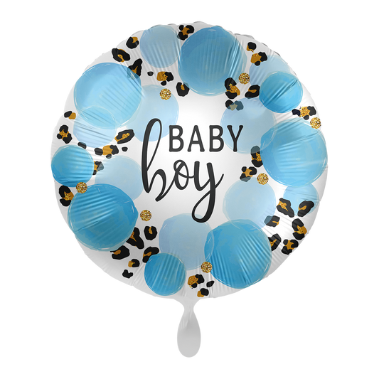 1 Balloon - Baby Boy Leopard - ENG