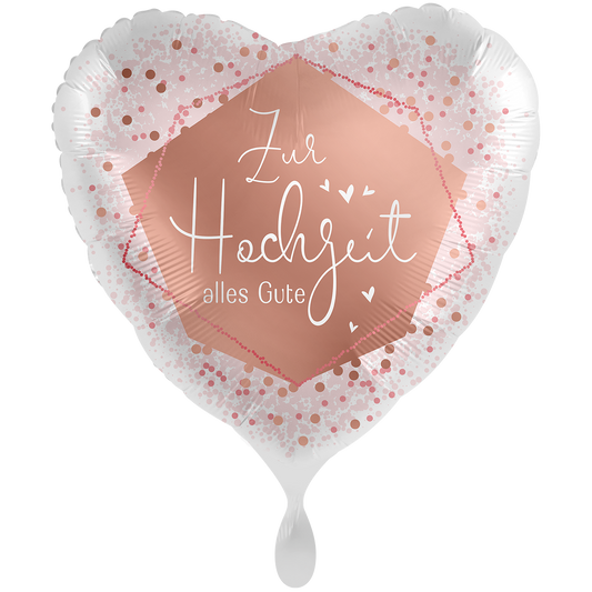 1 Balloon XXL - Zur Hochzeit alles Gute
