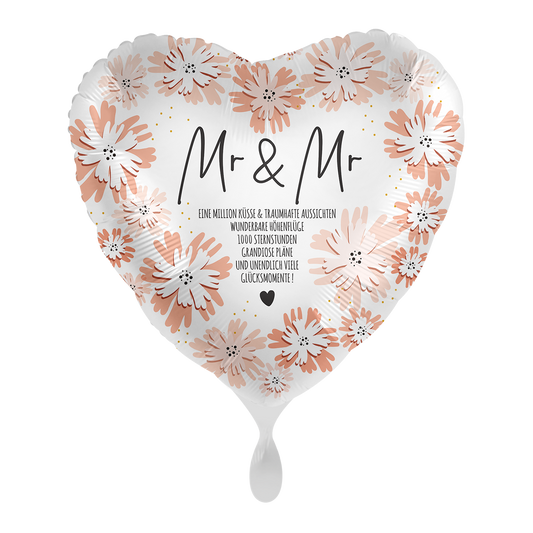 1 Balloon - Blooming Wedding Day Mr. - GER