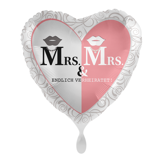 1 Balloon - Mrs. & Mrs. Finally Married - GER