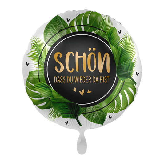 1 Balloon - Welcome Palm Leaves - GER