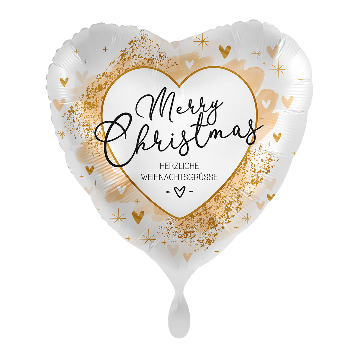 1 Balloon - Smooth Christmas Gold - GER