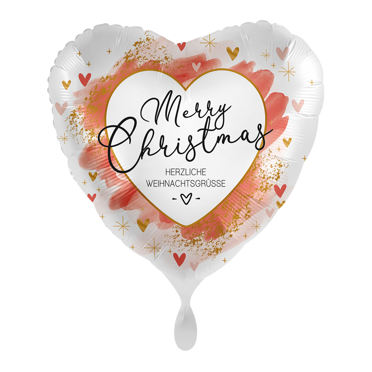 1 Balloon - Smooth Christmas Red - GER