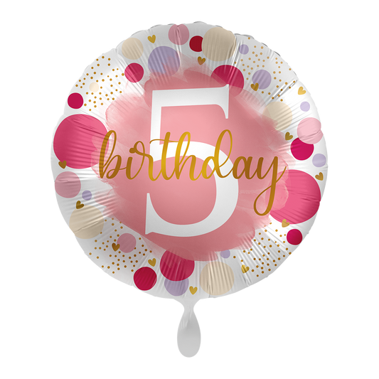 1 Balloon - It's sweet to be Five - ENG