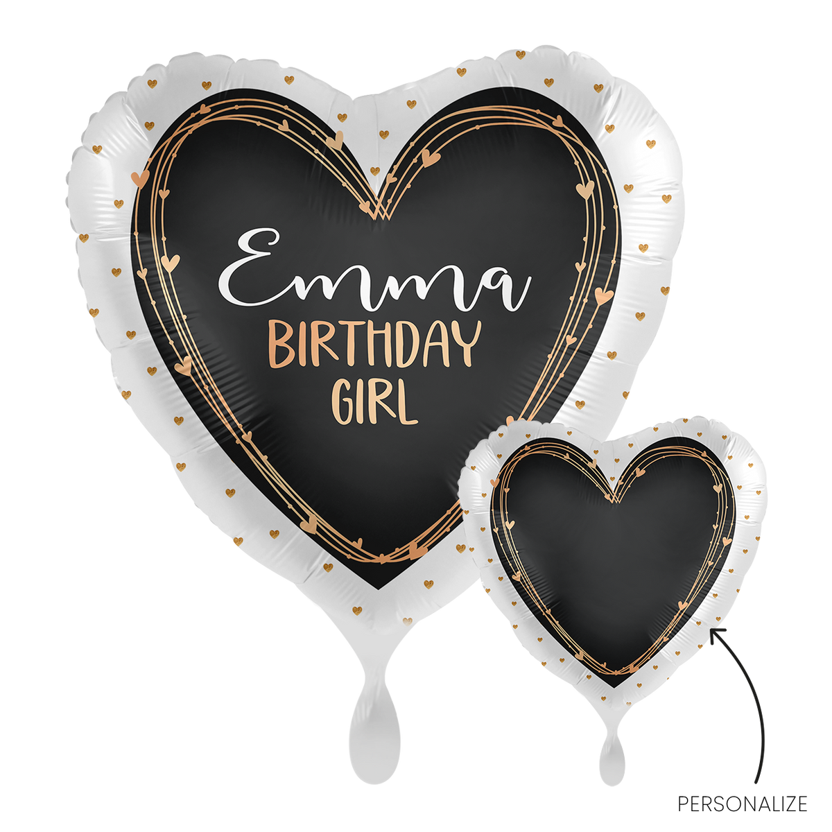 1 Balloon - Personalize IT - Elegant Heart