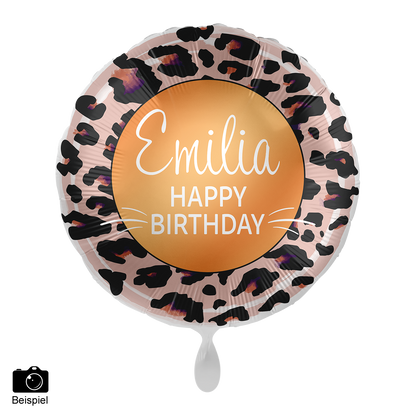 1 Balloon - Personalize IT - Happy Birthday Leoprint