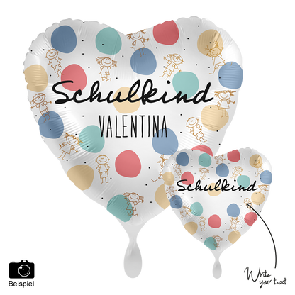 1 Balloon - Personalize IT - Schulkind