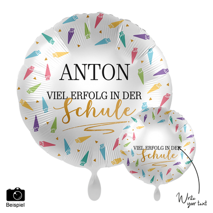1 Balloon - Personalize IT - Viel Erfolg in der Schule