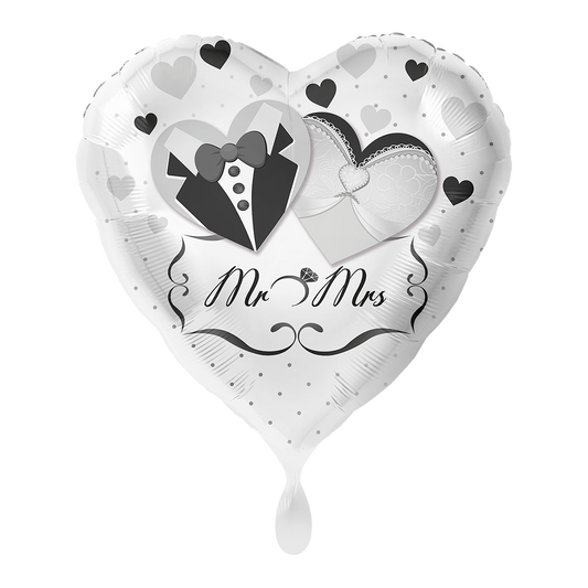 1 Balloon - Mr. & Mrs. Newlyweds - ENG
