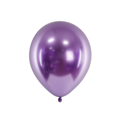 50 Luftballons - Ø 30cm - Glossy - Violett