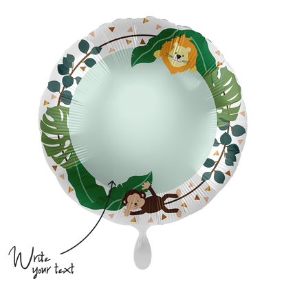 1 Balloon - Personalize IT - Jungle Friends