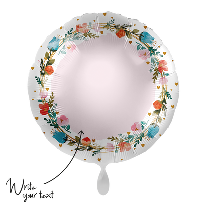 1 Balloon - Personalize IT - Floral