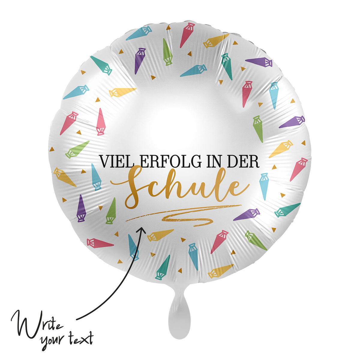 1 Balloon - Personalize IT - Viel Erfolg in der Schule