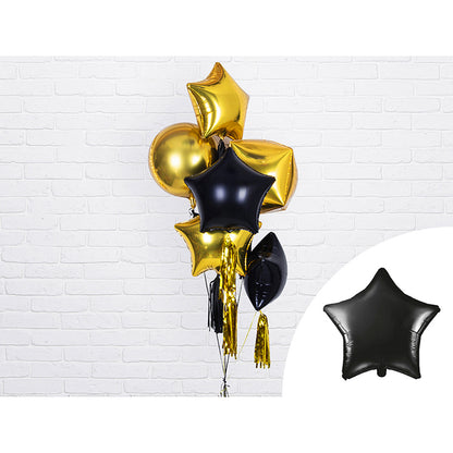 1 Ballon - Stern - Schwarz