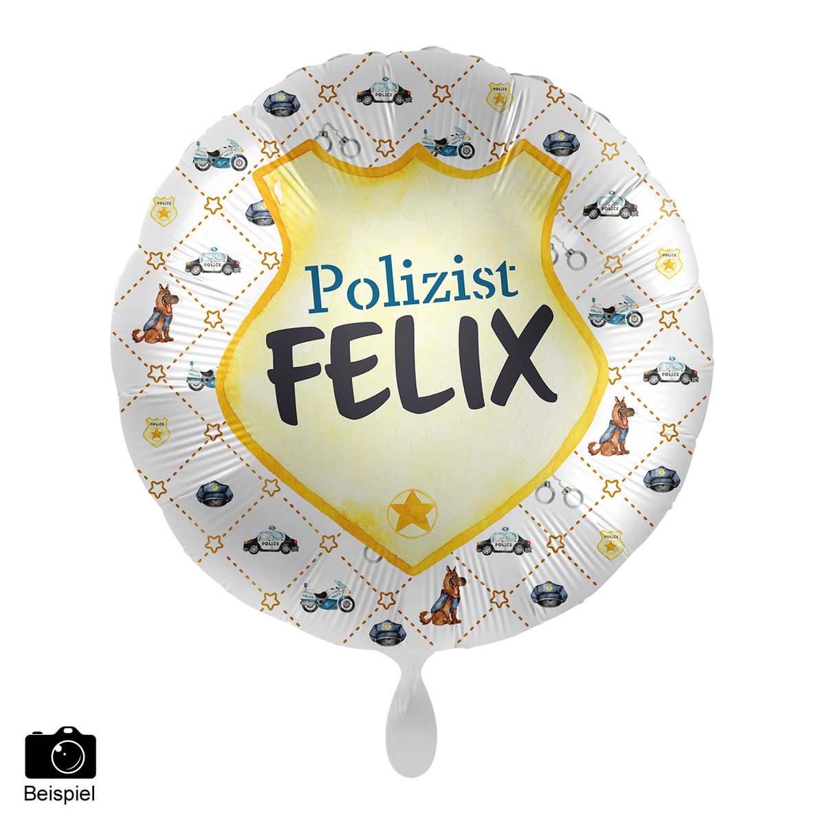 1 Balloon - Personalize IT - Police Academy