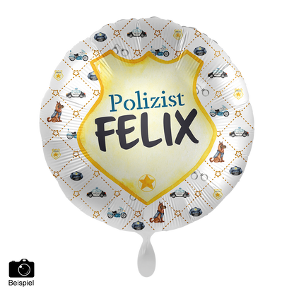 1 Balloon - Personalize IT - Police Academy