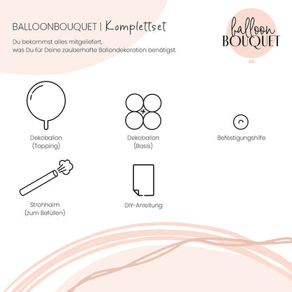 1 Balloon Bouquet - Lucky Birthday - GER