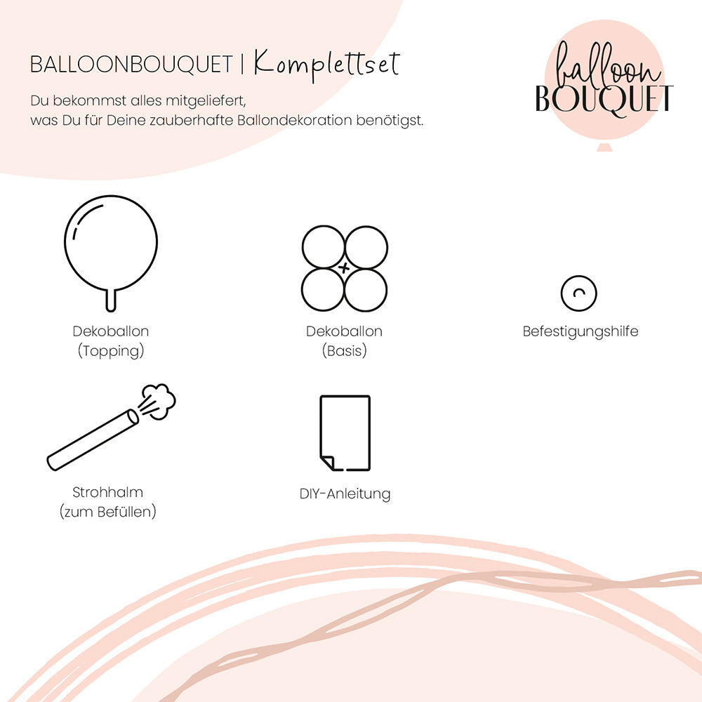1 Balloon Bouquet - Hello Happy Birthday - ENG